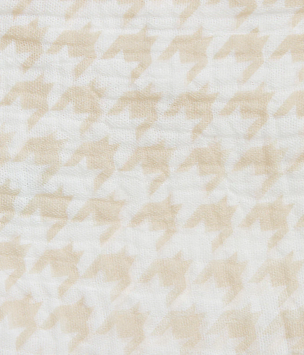 Baby Bath Bundle | Hooded Towel, Wash Cloth | Houndstooth - Image 4