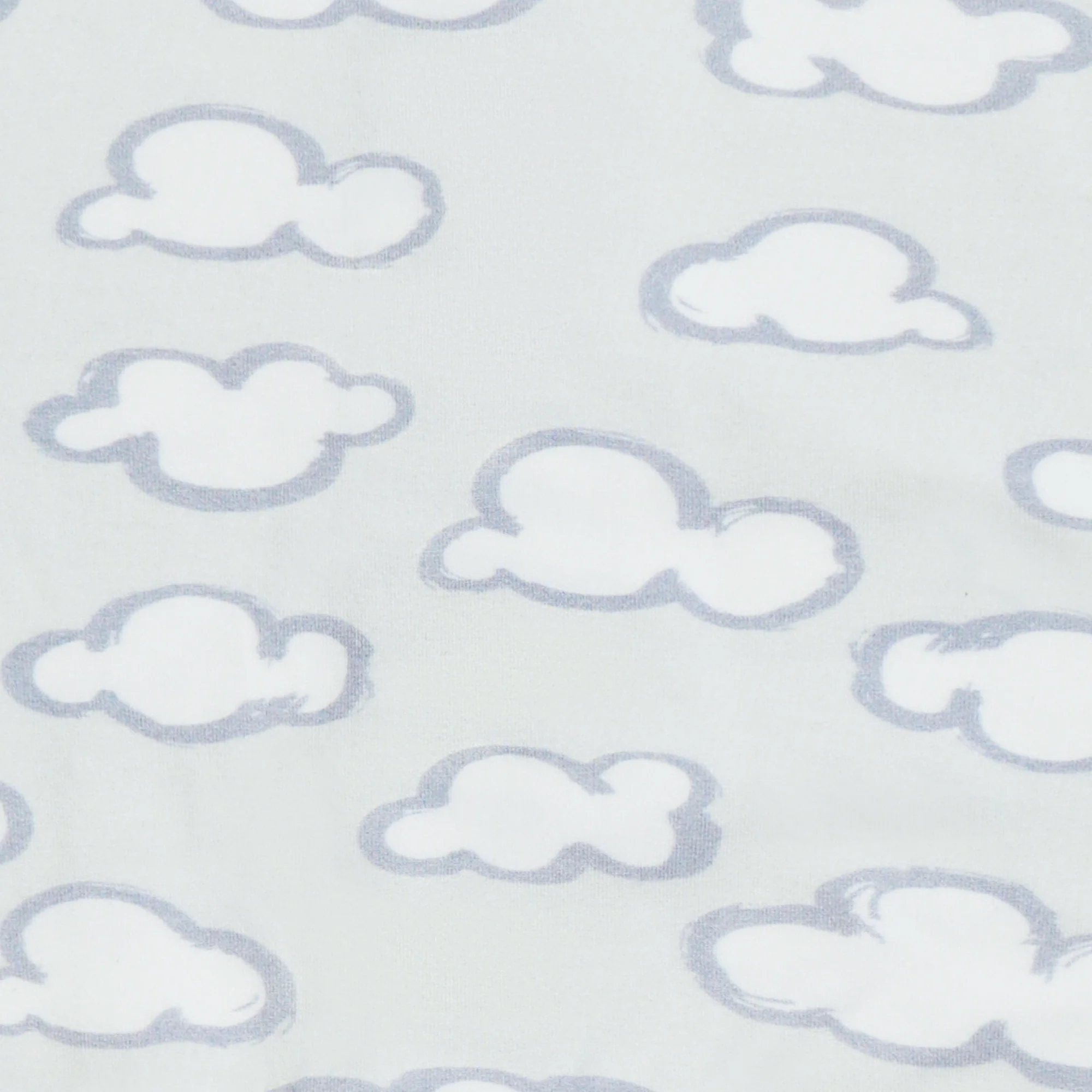 Footless Romper Cotton Gray Daydream - Image 3