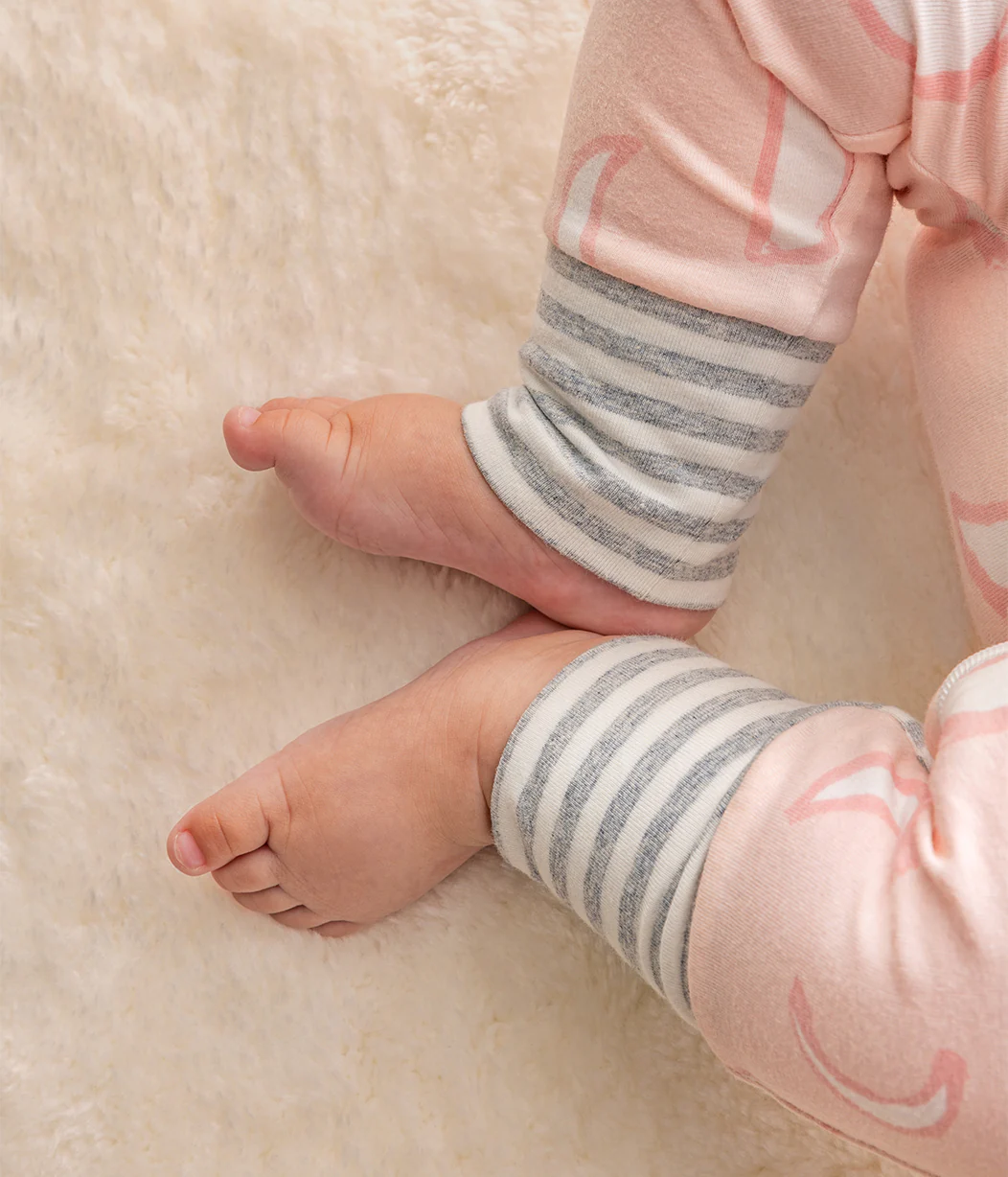 Footless Romper Cotton Pink Eclipse - Image 6
