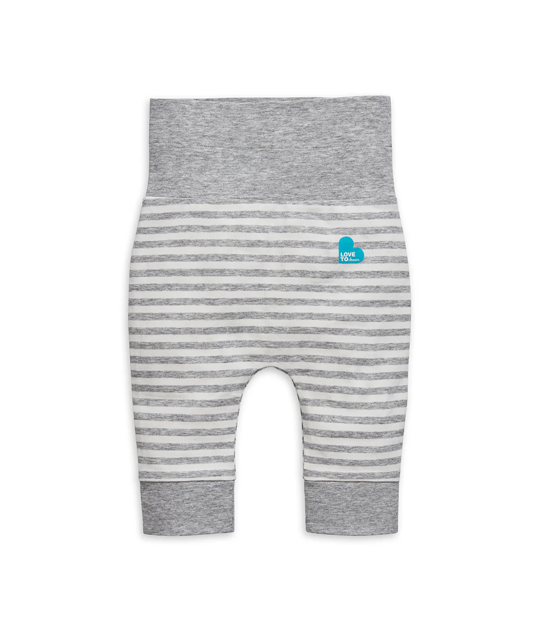 Leggings Cotton Gray Stripe - Image 3