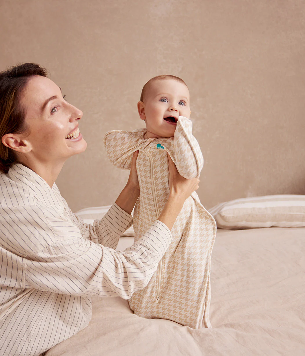 Newborn Gift Bundle | Swaddle Up, Towel, Wash Cloth | Houndstooth - Image 3