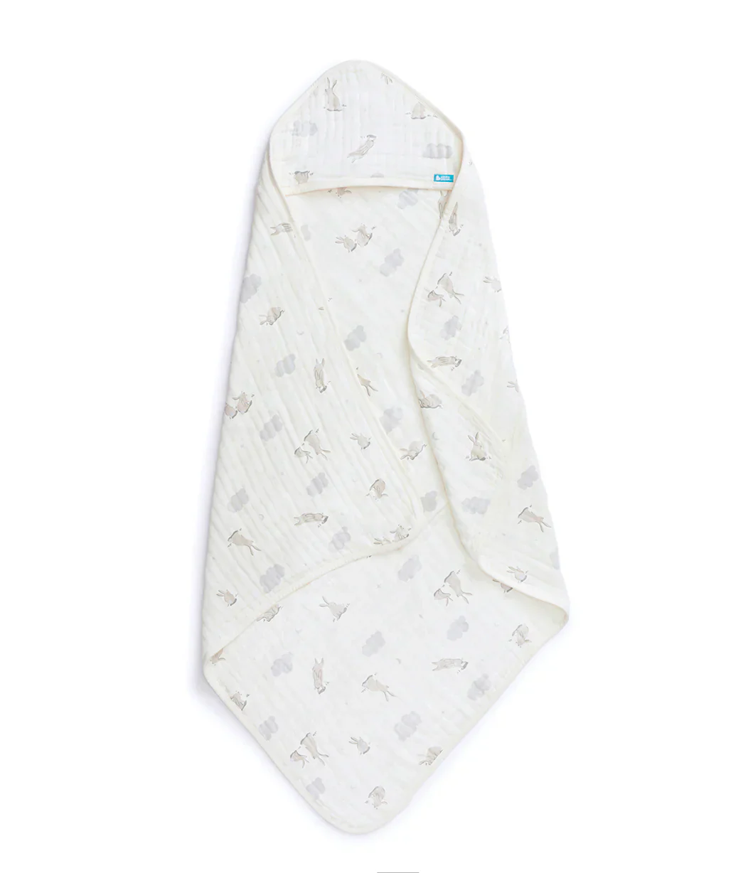 Newborn Ultimate Starter Bundle | Swaddle Up x2, Towel x2, Wash Cloth, Burp Cloths, Bibs | Houndstooth - Image 4