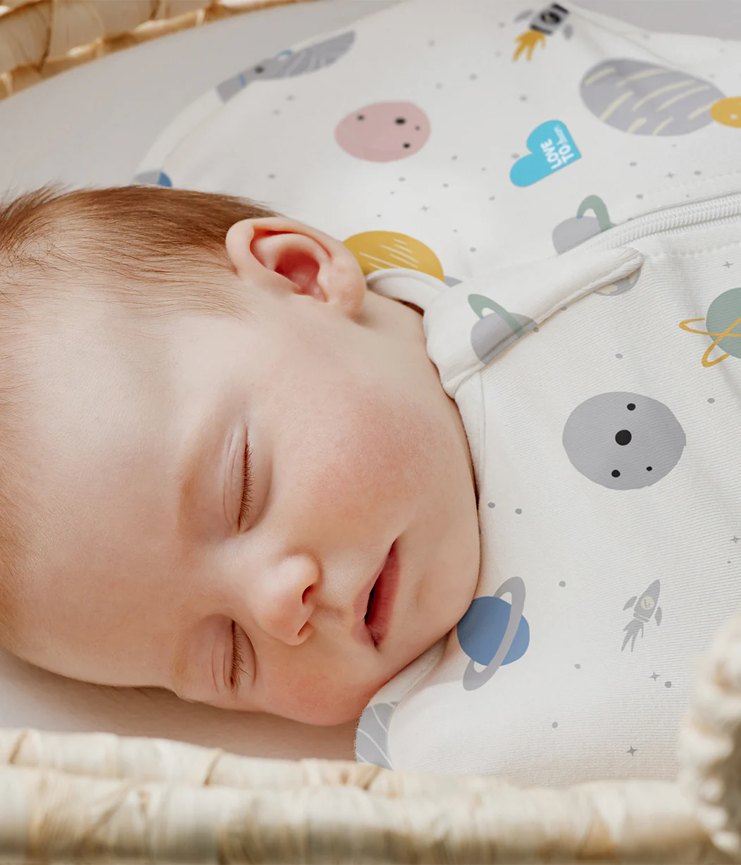 Swaddle Up™ 0.2 TOG Cotton White Space - Image 3