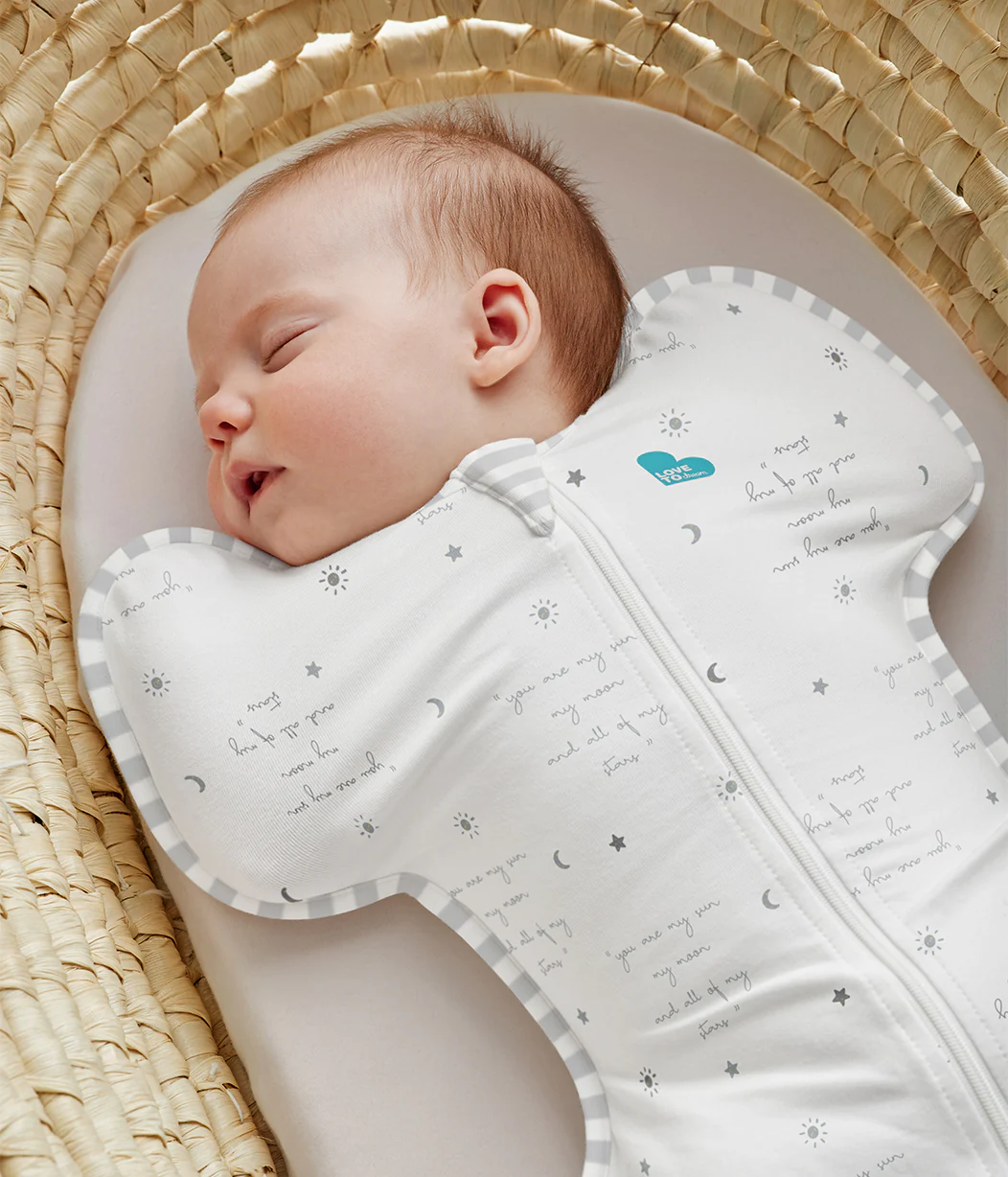 Swaddle Up™ 0.2 TOG Cotton White You Are My - Image 6