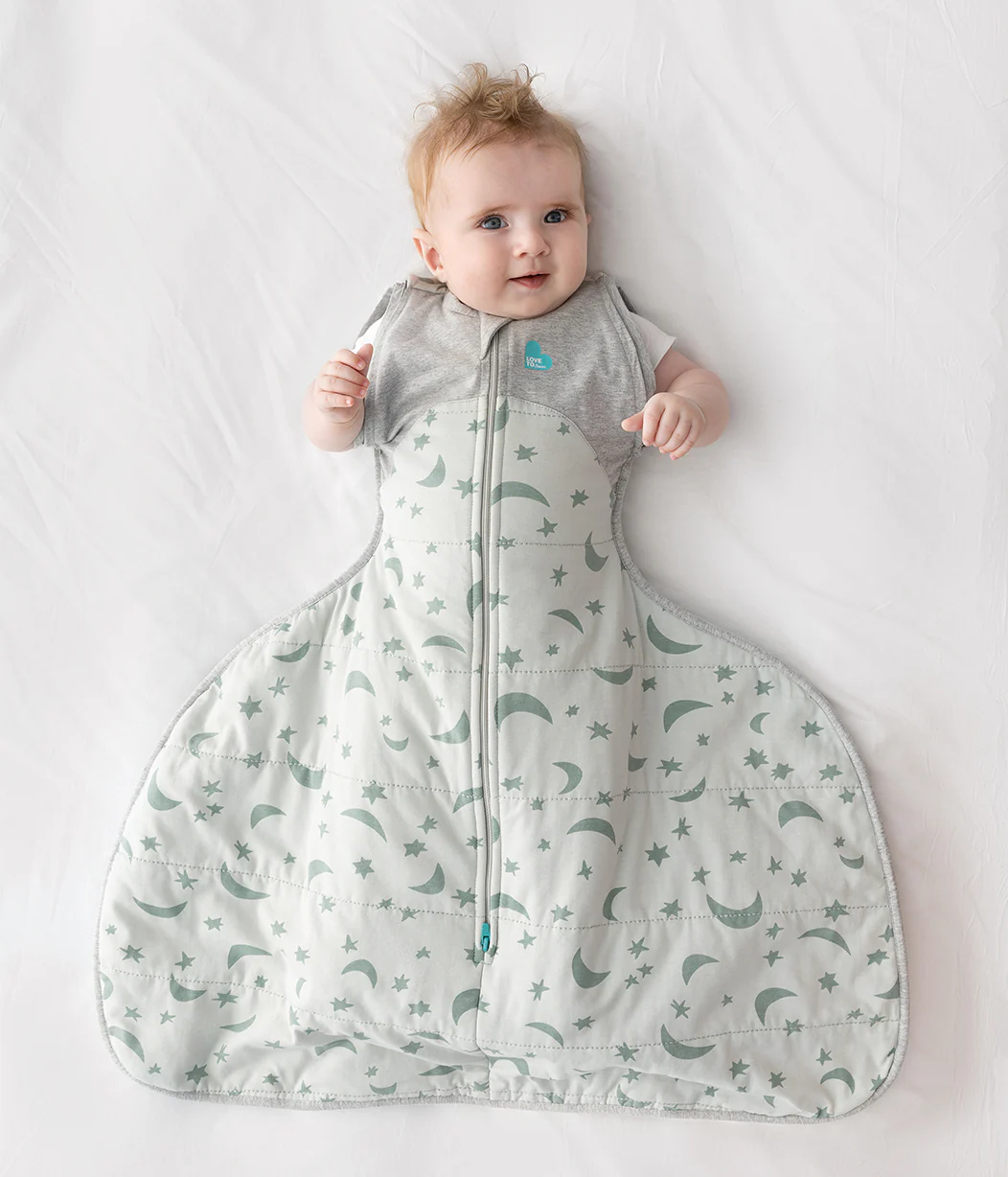 Swaddle Up™ Transition Bag Hip Harness 2.5 TOG Cotton Olive Moonlight - Image 3